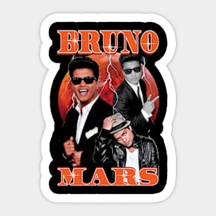 Bruno Mars Vintage Sticker